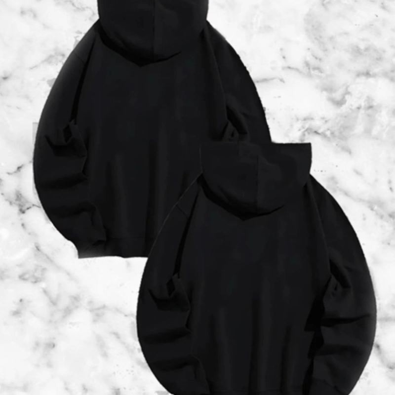 Sevgili Çift Kombini Örümcek Baskılı Kapüşonlu Sweatshirt Hoodie - Siyah Sevgili Çift Kombini Örümcek Baskılı Kapüşonlu Sweatshirt Hoodie - Siyah