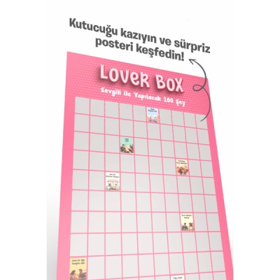 Sevgili ile Yapılacak 100 Şey - Kazı Kazan Posteri Sevgili ile Yapılacak 100 Şey - Kazı Kazan Posteri