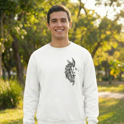 Sevgililer Günü Baskılı Oversize Bisiklet Yaka Sweatshirt - Beyaz Sevgililer Günü Baskılı Oversize Bisiklet Yaka Sweatshirt - Beyaz