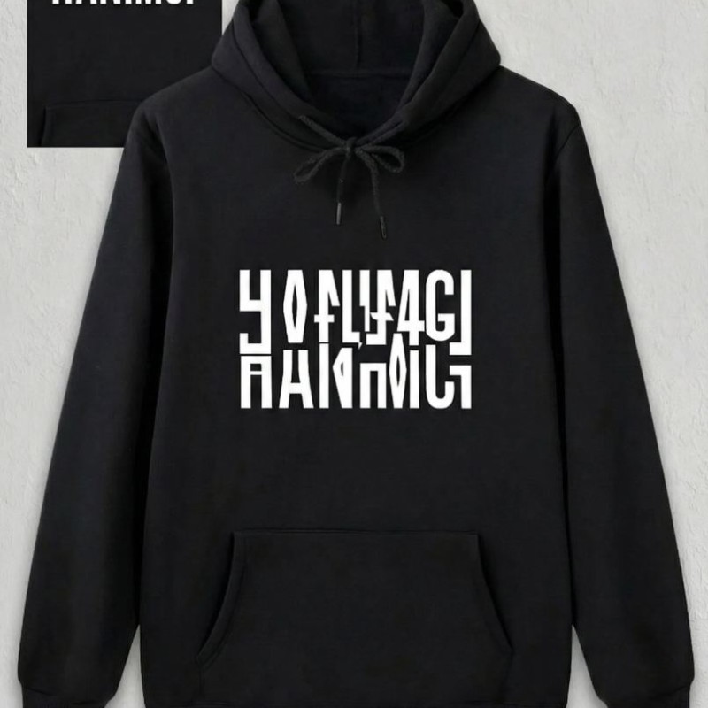 Sevgililer Günü Hanımcı Hediye Baskılı Oversize Kapüşonlu Sweatshirt - Siya Sevgililer Günü Hanımcı Hediye Baskılı Oversize Kapüşonlu Sweatshirt - Siya