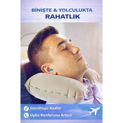 Silikon Kulak Tıkacı - 6'lı Özel Kutulu - Su Geçirmez ve Gürültü Önleyici Silikon Kulak Tıkacı - 6'lı Özel Kutulu - Su Geçirmez ve Gürültü Önleyici