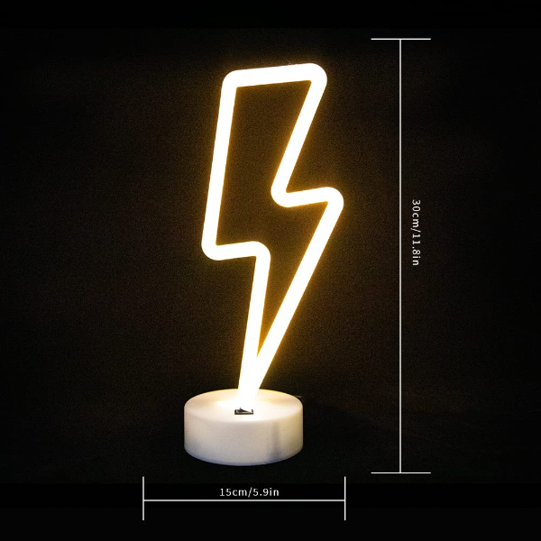 Şimşek Neon LED Lamba Şimşek Neon LED Lamba