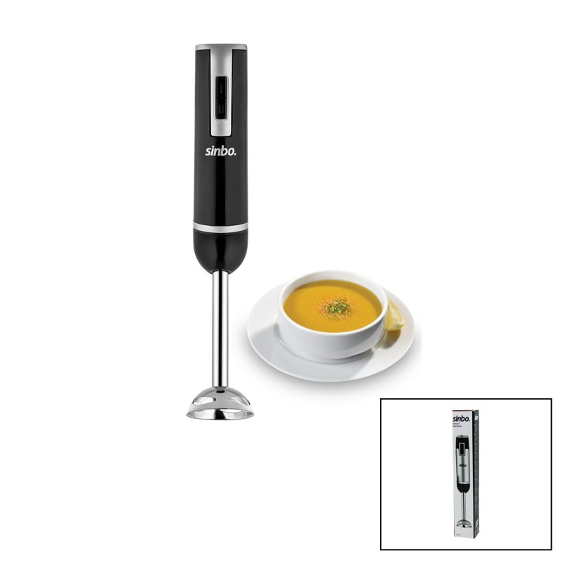 Sinbo Çubuk Blender - Çelik Uçlu - 2 Kademe Hız Ayarı 