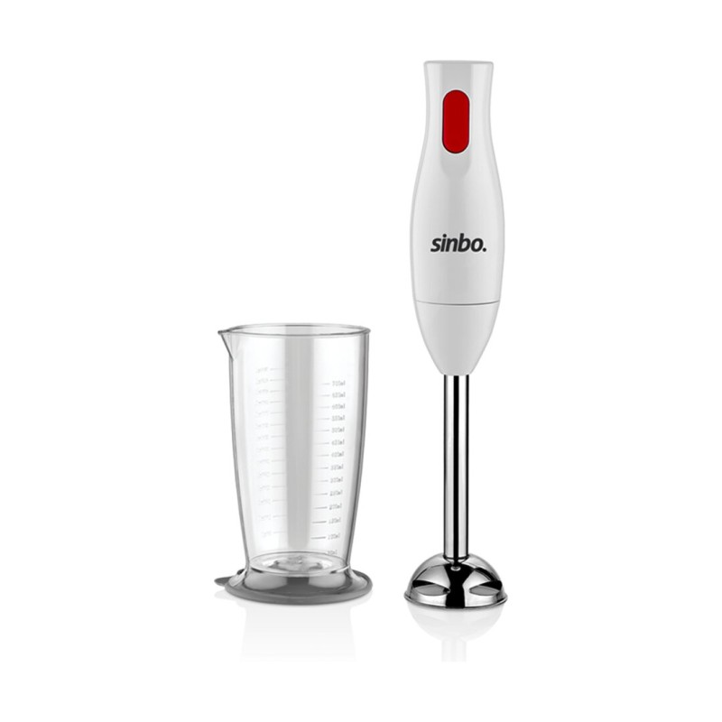 Sinbo Çubuk El Blender - 700 ml Ölçekli Hazne - Paslanmaz Çelik Uçlu Sinbo Çubuk El Blender - 700 ml Ölçekli Hazne - Paslanmaz Çelik Uçlu