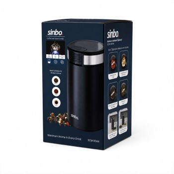Sinbo Kahve ve Baharat Öğütücü Makine - 50 gr Çelik Hazne - 2 Bıçaklı Sinbo Kahve ve Baharat Öğütücü Makine - 50 gr Çelik Hazne - 2 Bıçaklı