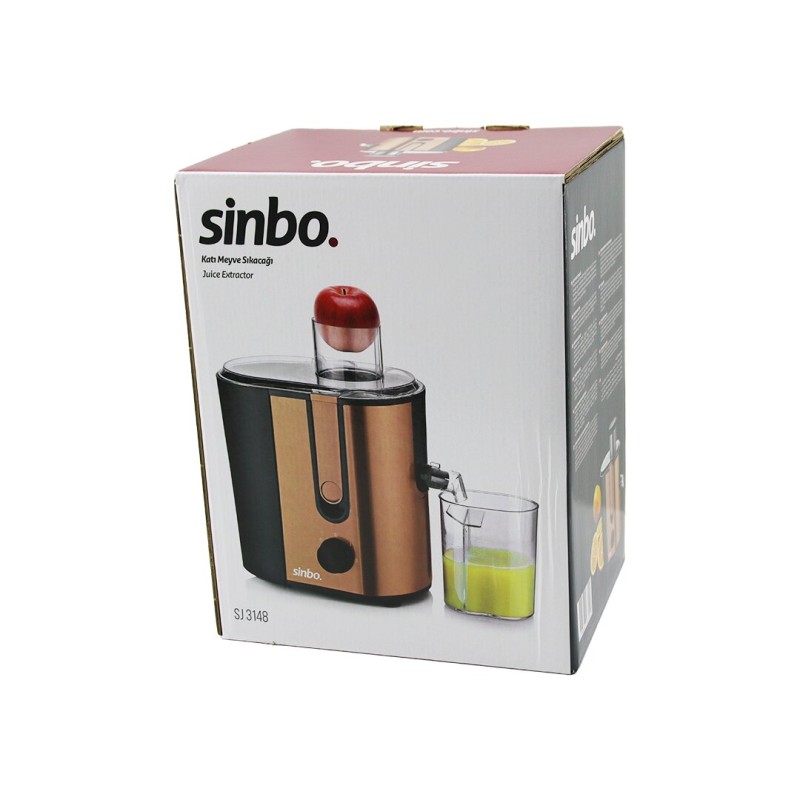 Sinbo Katı Meyve Sıkacağı - Elektrikli - Rose Gold - 450 ml Meyve Suyu Haznesi 
