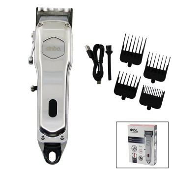 Sinbo Tıraş Makinesi - USB Şarjlı - Çelik Gövde - Kollu Tarak Ayarı 