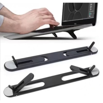Siyah 2 Kademeli Katlanabilir ve Yapışkanlı Laptop Standı Siyah 2 Kademeli Katlanabilir ve Yapışkanlı Laptop Standı