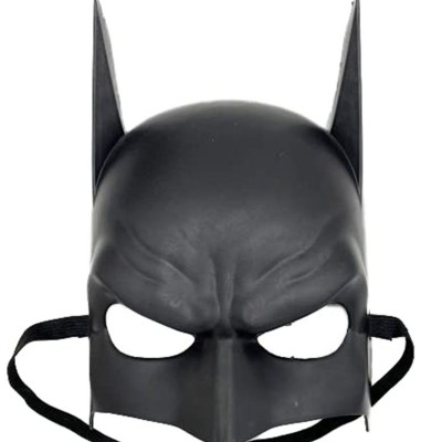 Siyah Çocuk Batman Maskesi Lastikli Siyah Çocuk Batman Maskesi Lastikli