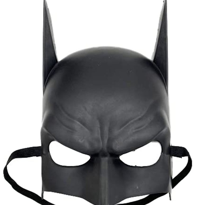 Siyah Çocuk Batman Maskesi Lastikli Siyah Çocuk Batman Maskesi Lastikli