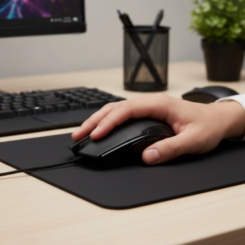 Siyah Mat Desenli USB Kablolu 3D Optik Mouse Siyah Mat Desenli USB Kablolu 3D Optik Mouse