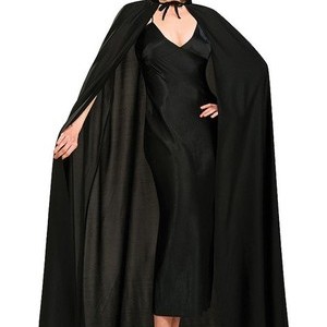 Siyah Renk Yakalı Halloween Pelerini 120 cm Siyah Renk Yakalı Halloween Pelerini 120 cm