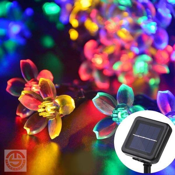 Solar 30 Ledli Çiçekli RGB Bahçe Aydınlatma Dekorasyon Güneş Enerjili Solar 30 Ledli Çiçekli RGB Bahçe Aydınlatma Dekorasyon Güneş Enerjili