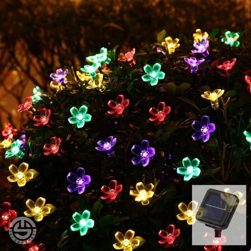 Solar 30 Ledli Çiçekli RGB Bahçe Aydınlatma Dekorasyon Güneş Enerjili Solar 30 Ledli Çiçekli RGB Bahçe Aydınlatma Dekorasyon Güneş Enerjili