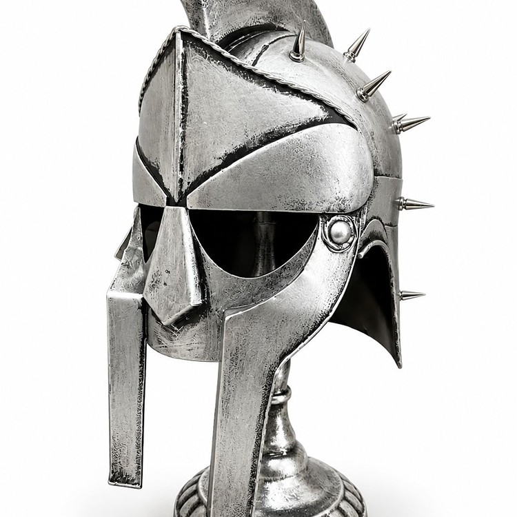Spartalı Gladyatör Miğferi Biblosu - Metal - 45x20 cm Dekoratif Obje Spartalı Gladyatör Miğferi Biblosu - Metal - 45x20 cm Dekoratif Obje