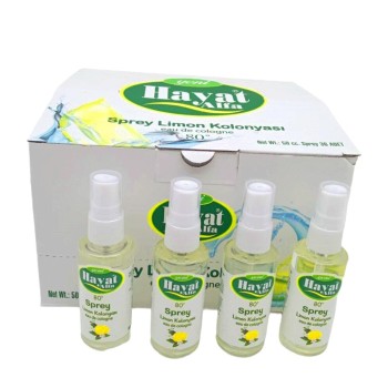 Sprey Kolonya - 50 ml - Limon Kolonyası - 80°