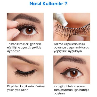 Su Geçirmez Kirpik Yapıştırıcısı Glue Siyah Renk Su Geçirmez Kirpik Yapıştırıcısı Glue Siyah Renk