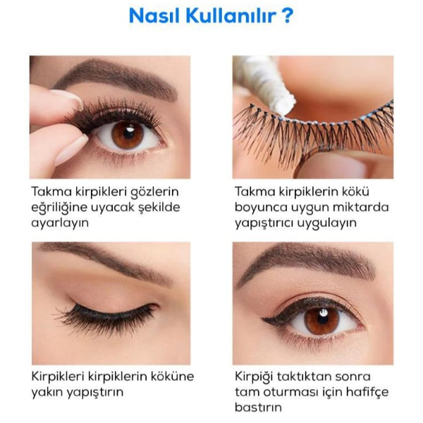 Su Geçirmez Kirpik Yapıştırıcısı Glue Siyah Renk Su Geçirmez Kirpik Yapıştırıcısı Glue Siyah Renk