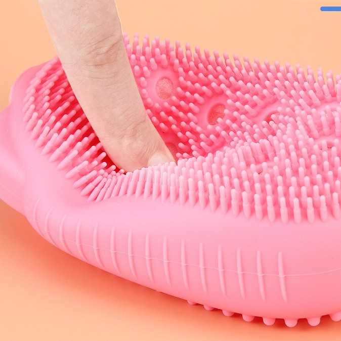 Süngerli Silikon Banyo Kesesi Süngerli Silikon Banyo Kesesi