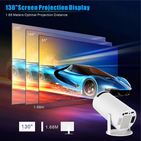 Taşınabilir Android TV Özellikli Projeksiyon Taşınabilir Android TV Özellikli Projeksiyon
