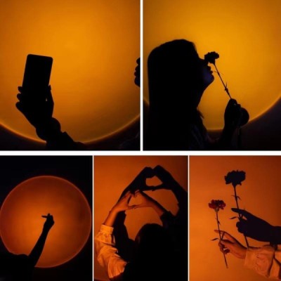 Taşınabilir USB Sunset Gün Batımı Ambiyans Işığı Lamba Taşınabilir USB Sunset Gün Batımı Ambiyans Işığı Lamba