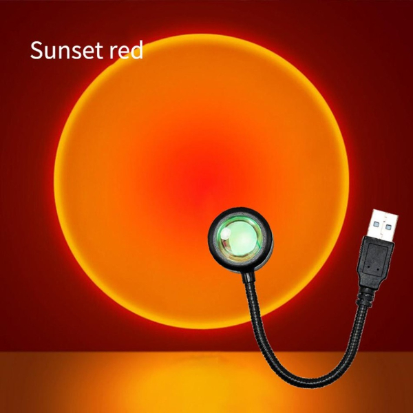 Taşınabilir USB Sunset Gün Batımı Ambiyans Işığı Lamba Taşınabilir USB Sunset Gün Batımı Ambiyans Işığı Lamba