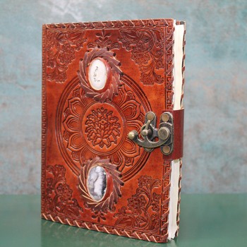 Taşlı Deri Defter Model 2 Taşlı Deri Defter Model 2