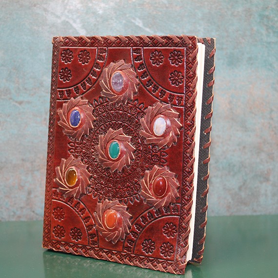 Taşlı Deri Defter Model 7 Taşlı Deri Defter Model 7