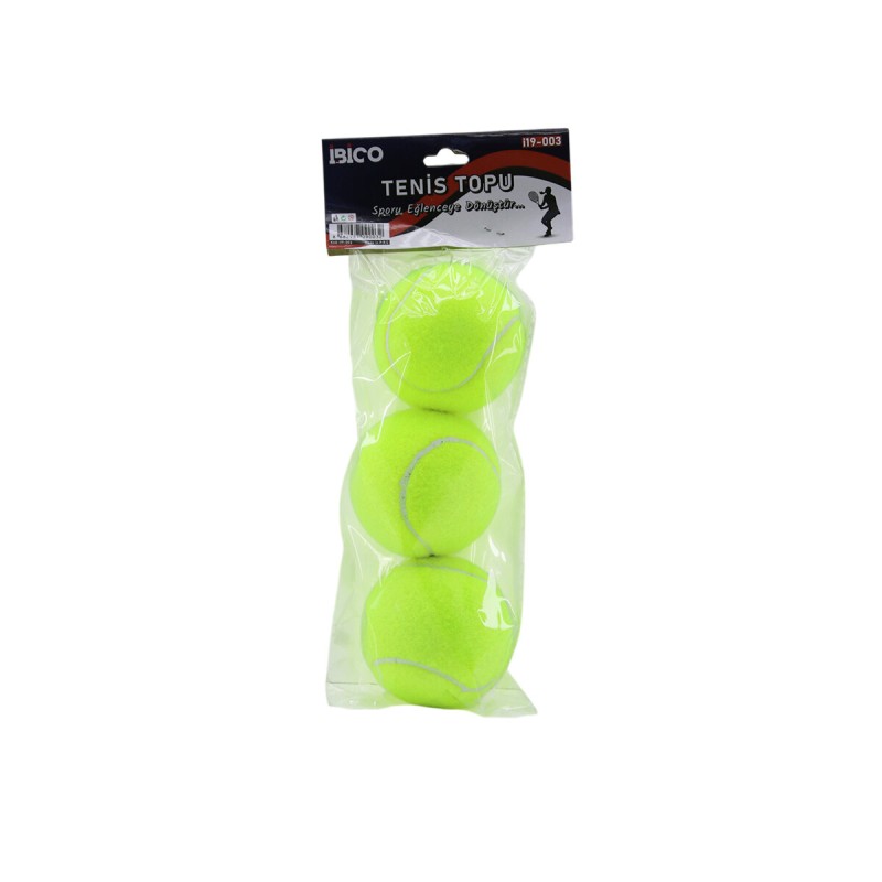 Tenis Topu Seti - 3'lü Paket - Dayanıklı Top Tenis Topu Seti - 3'lü Paket - Dayanıklı Top