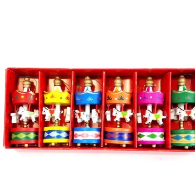Toptan Mini Ahşap 6'lı Atli Karinca Toptan Mini Ahşap 6'lı Atli Karinca