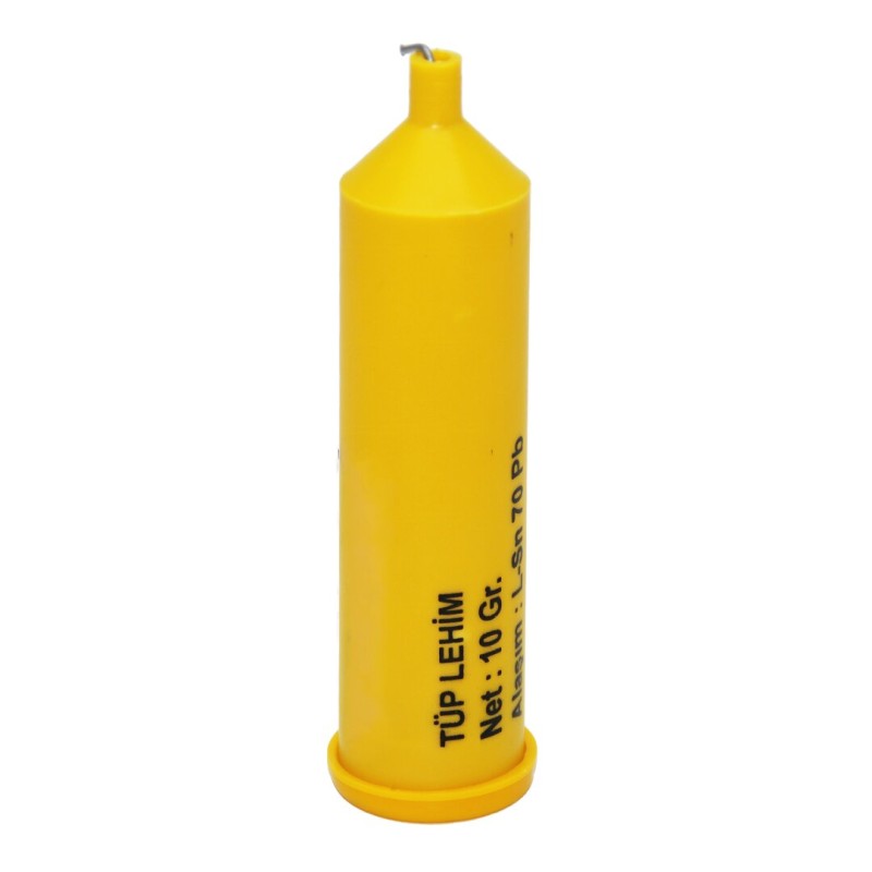Tüp Lehim - 1.2 mm Tel - 5 Kanallı - 10 gr Tüp Lehim - 1.2 mm Tel - 5 Kanallı - 10 gr