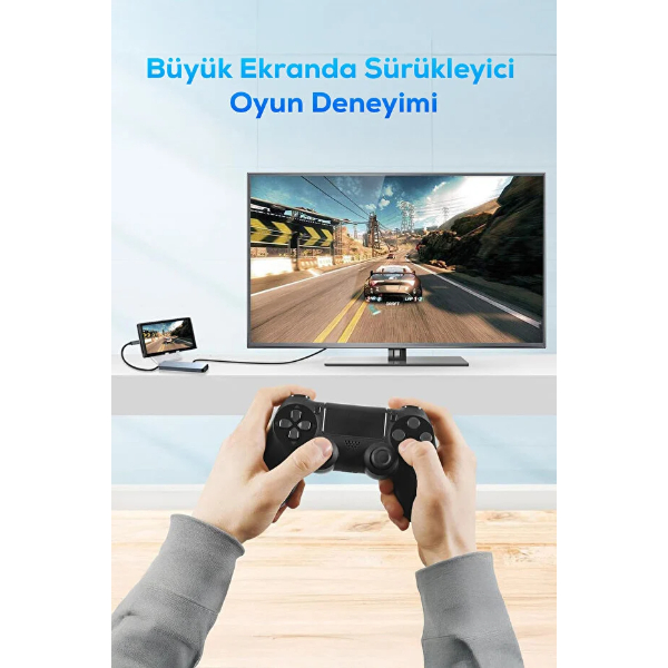 Type C Girişli 8 Port Dönüştürücü Ve Çoklayıcı Type C Girişli 8 Port Dönüştürücü Ve Çoklayıcı