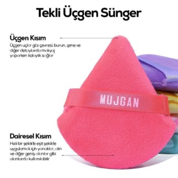 Üçgen Makyaj Süngeri Puf Üçgen Makyaj Süngeri Puf