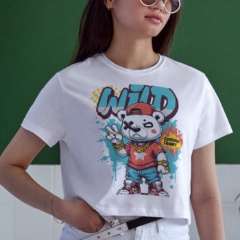 Unisex Oversize 24/1 Penye DTF Baskılı Tişört - DTF107 Unisex Oversize 24/1 Penye DTF Baskılı Tişört - DTF107