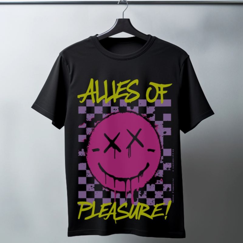 Unisex Oversize 24/1 Penye DTF Baskılı Tişört - DTF123 Unisex Oversize 24/1 Penye DTF Baskılı Tişört - DTF123