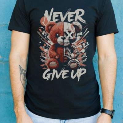 Unisex Oversize 24/1 Penye DTF Baskılı Tişört - DTF127 Unisex Oversize 24/1 Penye DTF Baskılı Tişört - DTF127