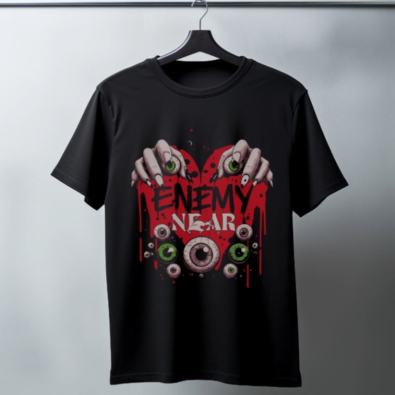 Unisex Oversize 24/1 Penye DTF Baskılı Tişört - DTF128 Unisex Oversize 24/1 Penye DTF Baskılı Tişört - DTF128