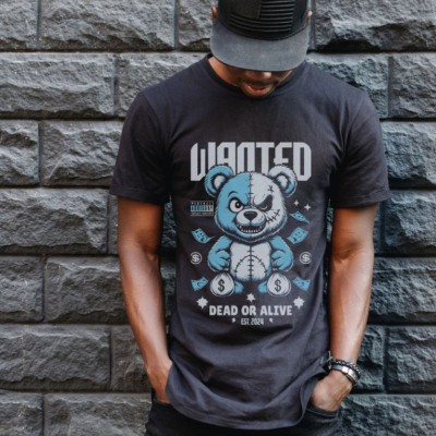 Unisex Oversize 24/1 Penye DTF Baskılı Tişört - DTF131 Unisex Oversize 24/1 Penye DTF Baskılı Tişört - DTF131
