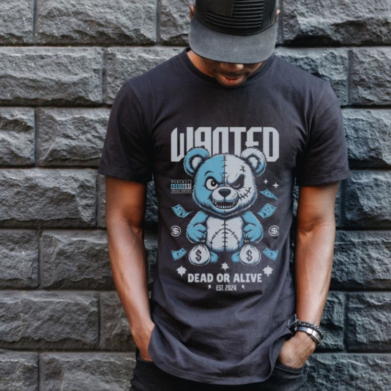 Unisex Oversize 24/1 Penye DTF Baskılı Tişört - DTF131 Unisex Oversize 24/1 Penye DTF Baskılı Tişört - DTF131