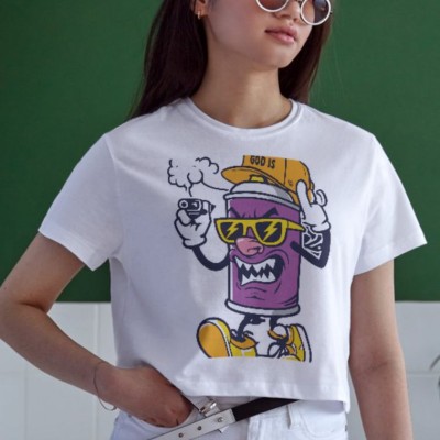 Unisex Oversize 24/1 Penye DTF Baskılı Tişört - DTF137 Unisex Oversize 24/1 Penye DTF Baskılı Tişört - DTF137
