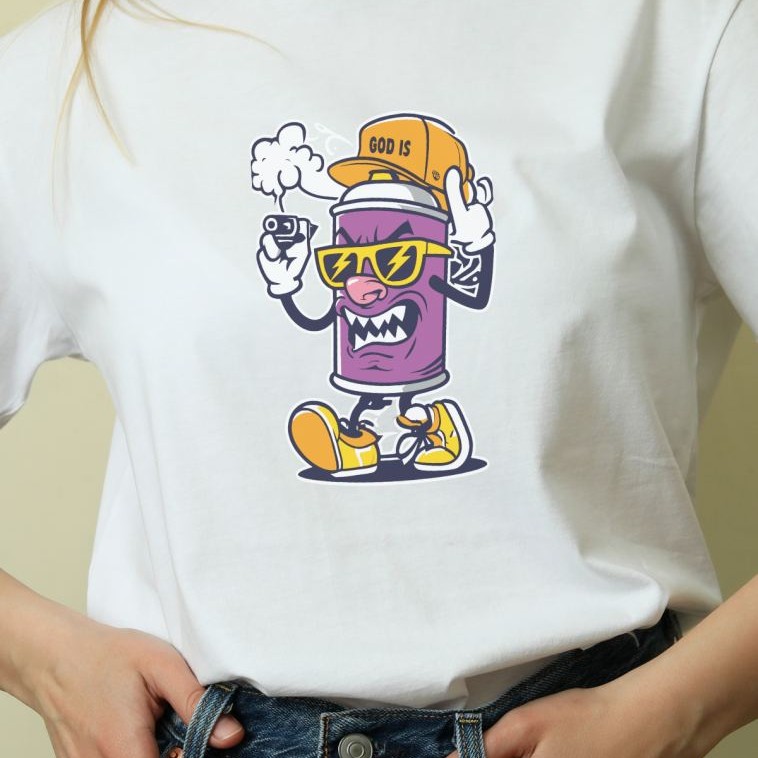 Unisex Oversize 24/1 Penye DTF Baskılı Tişört - DTF137 Unisex Oversize 24/1 Penye DTF Baskılı Tişört - DTF137