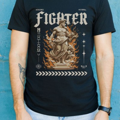 Unisex Oversize 24/1 Penye DTF Baskılı Tişört - DTF139 Unisex Oversize 24/1 Penye DTF Baskılı Tişört - DTF139