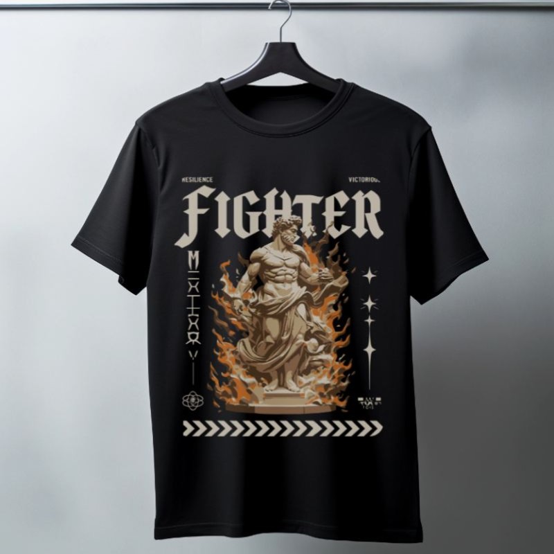 Unisex Oversize 24/1 Penye DTF Baskılı Tişört - DTF139 Unisex Oversize 24/1 Penye DTF Baskılı Tişört - DTF139