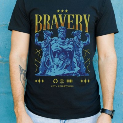 Unisex Oversize 24/1 Penye DTF Baskılı Tişört - DTF140 Unisex Oversize 24/1 Penye DTF Baskılı Tişört - DTF140