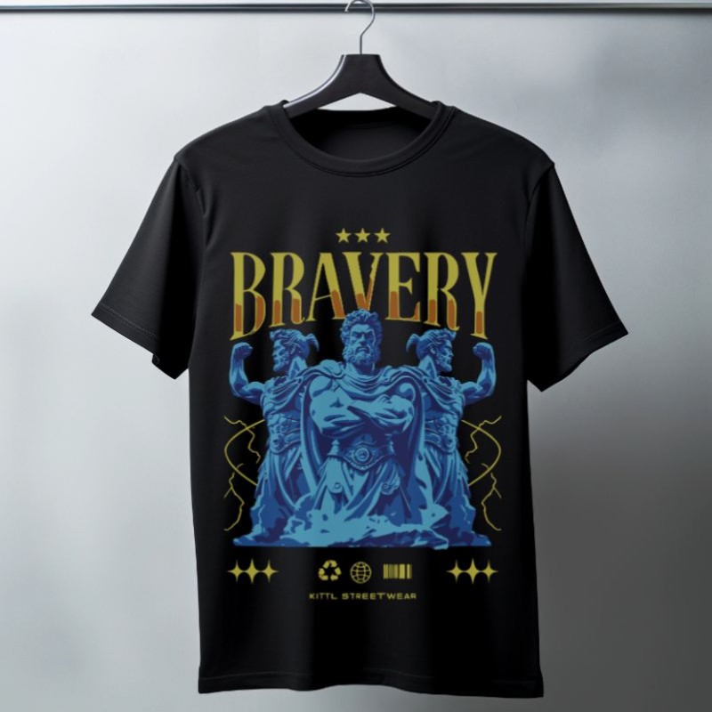 Unisex Oversize 24/1 Penye DTF Baskılı Tişört - DTF140 Unisex Oversize 24/1 Penye DTF Baskılı Tişört - DTF140