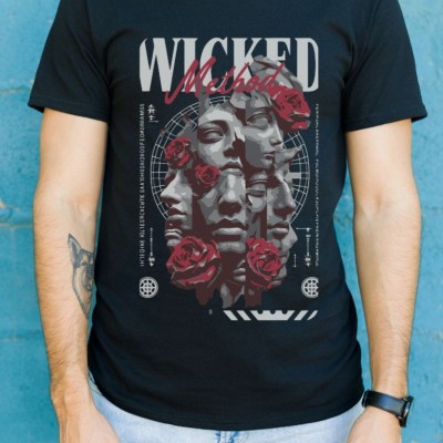 Unisex Oversize 24/1 Penye DTF Baskılı Tişört - DTF142 Unisex Oversize 24/1 Penye DTF Baskılı Tişört - DTF142