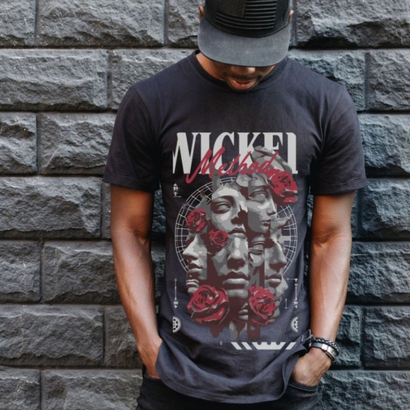 Unisex Oversize 24/1 Penye DTF Baskılı Tişört - DTF142 Unisex Oversize 24/1 Penye DTF Baskılı Tişört - DTF142