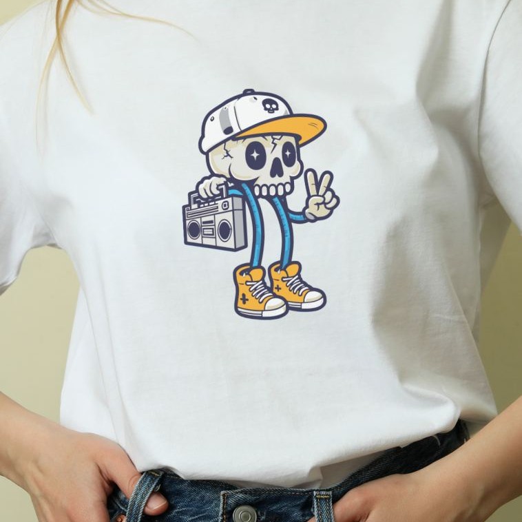 Unisex Oversize 24/1 Penye DTF Baskılı Tişört - DTF152 Unisex Oversize 24/1 Penye DTF Baskılı Tişört - DTF152