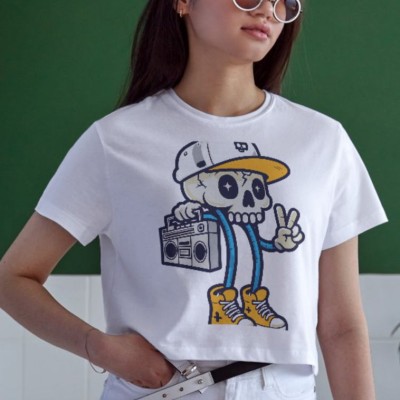 Unisex Oversize 24/1 Penye DTF Baskılı Tişört - DTF152 Unisex Oversize 24/1 Penye DTF Baskılı Tişört - DTF152
