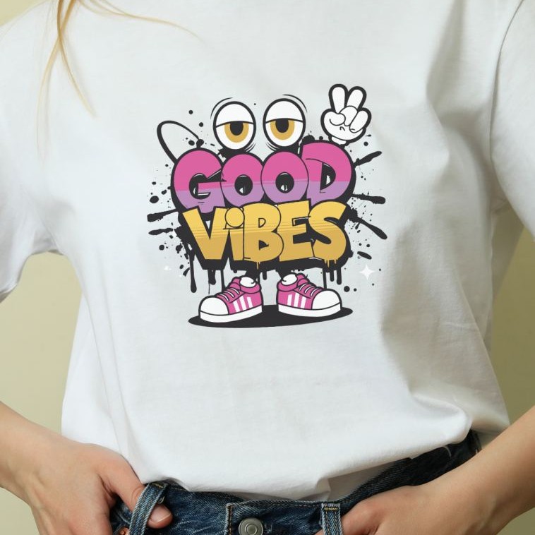 Unisex Oversize 24/1 Penye DTF Baskılı Tişört - DTF156 Unisex Oversize 24/1 Penye DTF Baskılı Tişört - DTF156